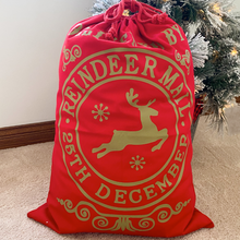 Load image into Gallery viewer, Holiday Santa Bag