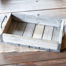 Load image into Gallery viewer, Handmade Rustic Wooden Tray