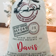 Load image into Gallery viewer, Holiday Santa Bag