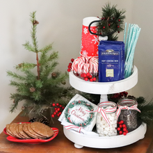 Load image into Gallery viewer, Rustic Farmhouse Two-Tiered Tray