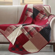Load image into Gallery viewer, Red Plaid Throw
